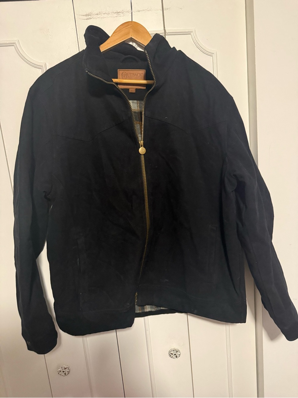 Outback Essentials Black Men's Zip Jacket